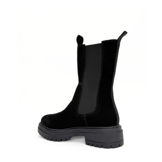 Sherry Nubuck Lugsole Booties