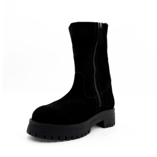 Congo Suede Shearling Booties