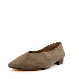 Slick Suede Ballet Flats