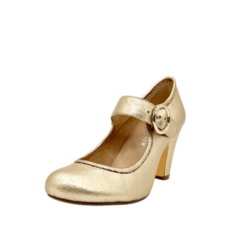 Madeline Metallic Mary Jane Heels