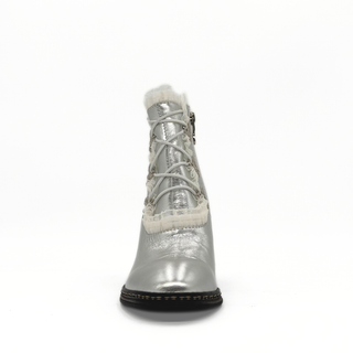 Galleria Metallic Victorian Booties