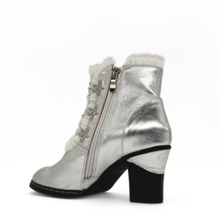 Galleria Metallic Victorian Booties